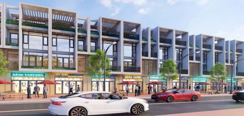 Thiết kế shophouse liền kề tại Đất Việt Green Park