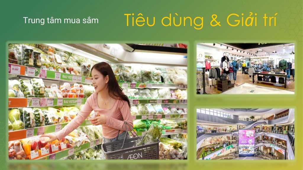 Trung tâm mua sắm tại Đất Việt Green Park